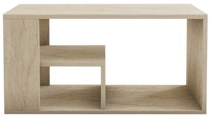Τραπεζάκι σαλονιού Rodom Megapap χρώμα travertine 80x50x40εκ.