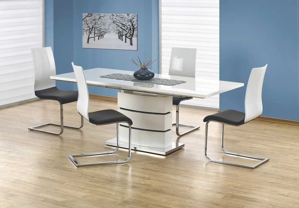 NOBEL extension table color: white DIOMMI V-CH-NOBEL-ST-BIAŁY DIOMMI-60-21609