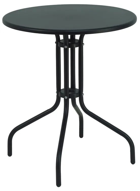 Τραπέζι Vergo ανθρακί μέταλλο Φ60x70εκ Υλικό: 1MM THICKNESS STEEL. STEEL TUBE 22x0.9mm 130-000102