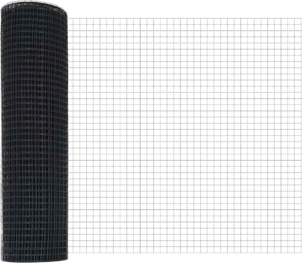 vidaXL Στύλος Περιφράξεων Γκρι