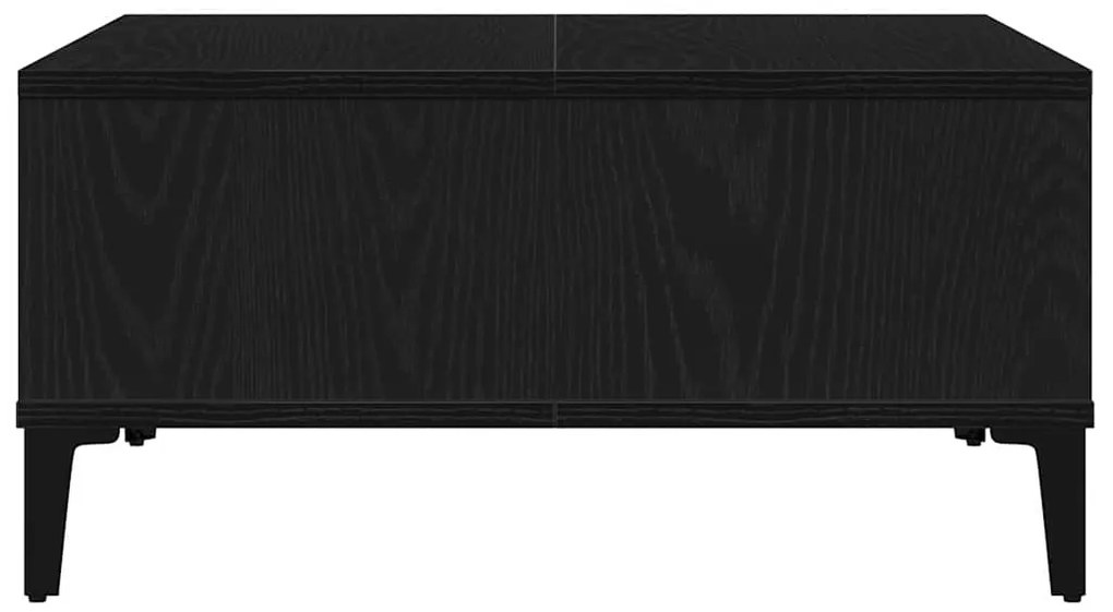 vidaXL Τραπεζάκι σαλονιού Μαύρη δρυς 60 x 60 x 30 cm