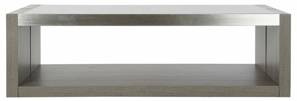 Τραπεζάκι Καφέ DKD Home Decor Κρυστάλλινο Αλουμίνιο Eik (120 x 60 x 37,5 cm)