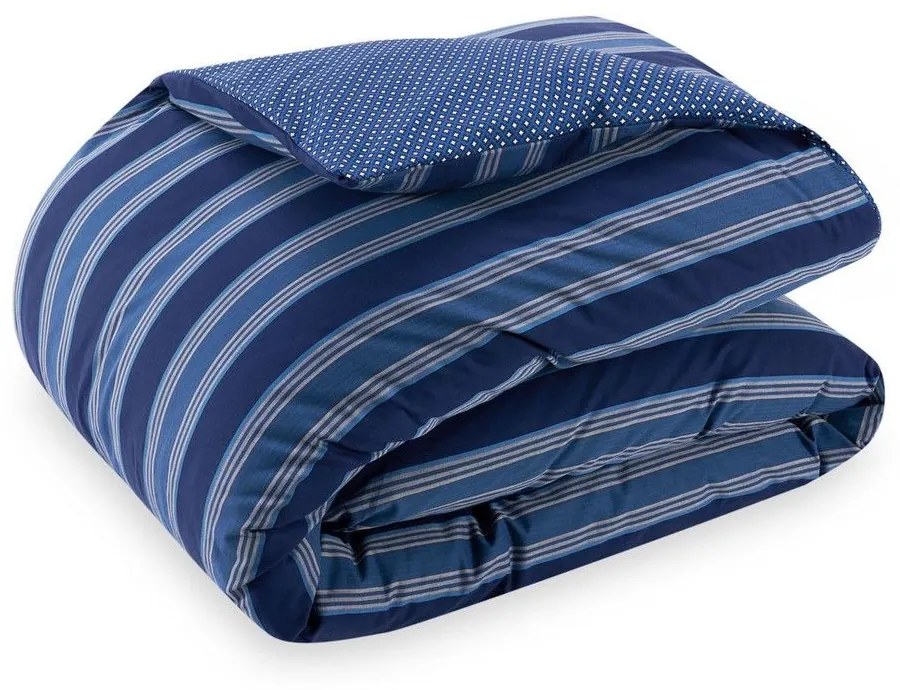 Παπλωματοθήκη Bowery 695168 Blue Tommy Hilfiger Υπέρδιπλo 100% Cotton