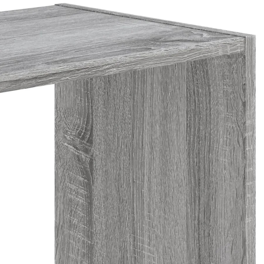vidaXL Βιβλιοθήκη Γκρι Sonoma 68,5x32x75 κ. από Επεξεργ. Ξύλο