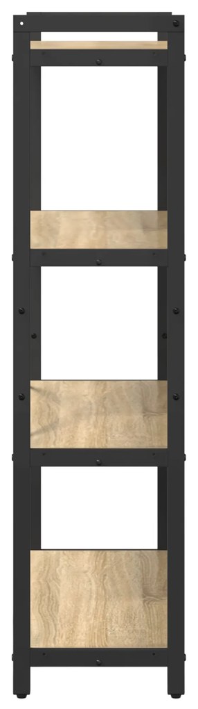vidaXL Βιβλιοθήκη Sonoma Δρυς 80 x 30 x 118 εκ Μοριοσανίδα