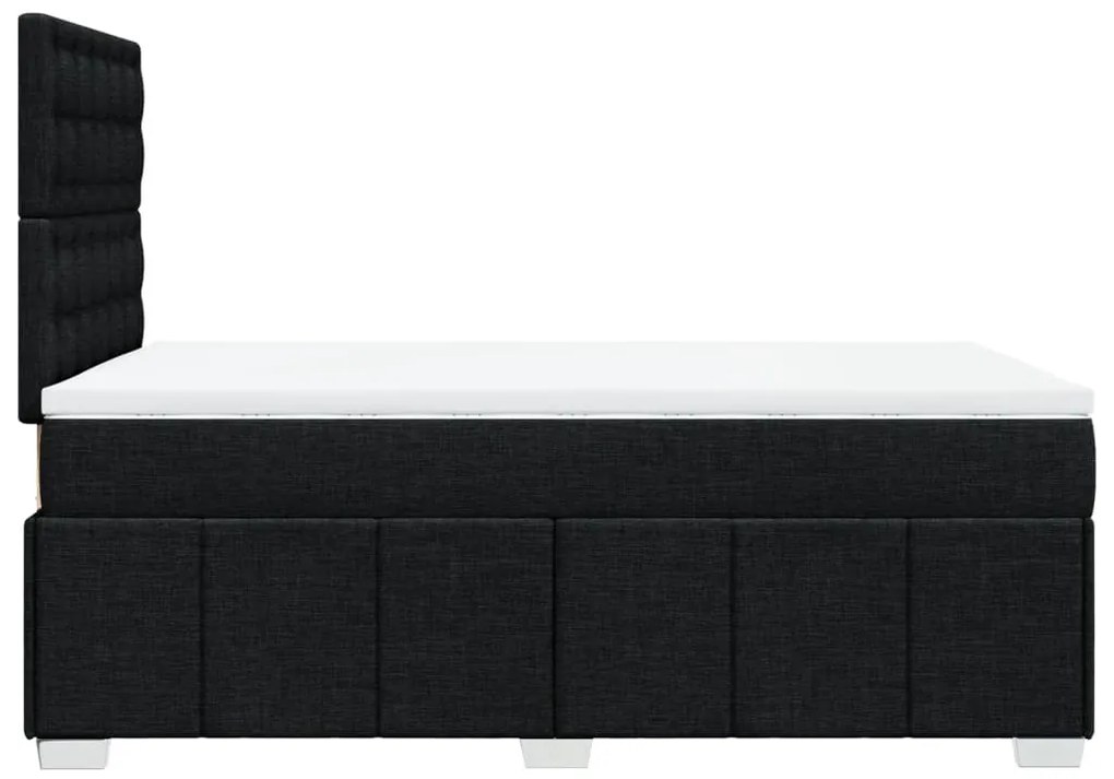 ΚΡΕΒΑΤΙ BOXSPRING ΜΕ ΣΤΡΩΜΑ ΜΑΥΡΟ 120X200 ΕΚ. ΥΦΑΣΜΑΤΙΝΟ 3293951