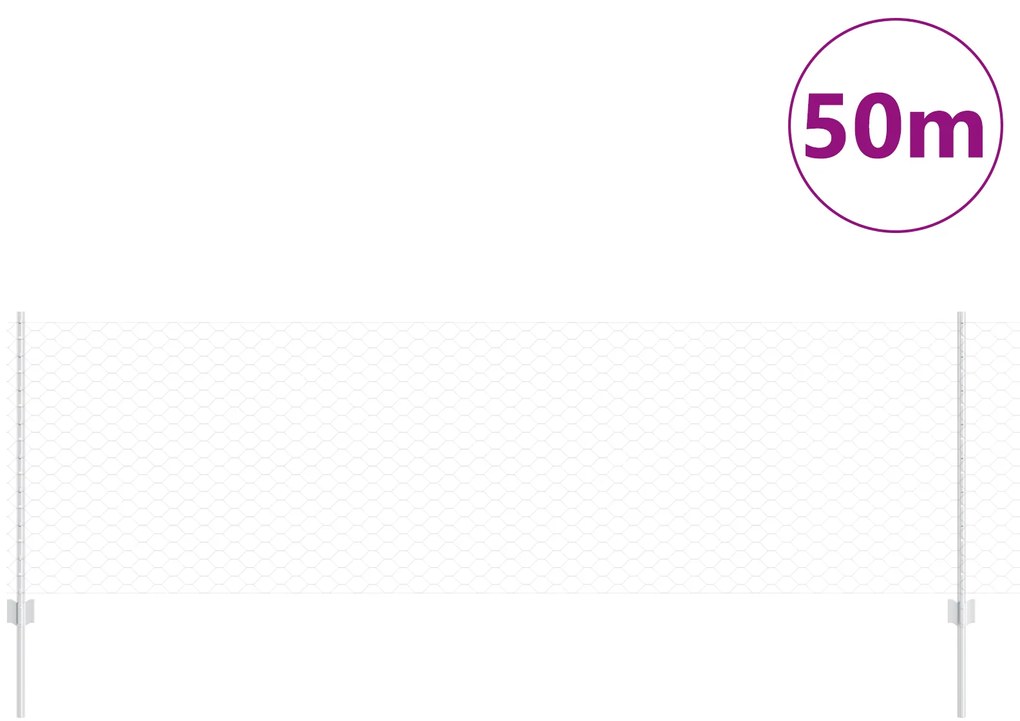 vidaXL Στηρίγματα Φράχτη 11 τεμ U-Channel 80 εκ Γαλβανισμένο Ατσάλι
