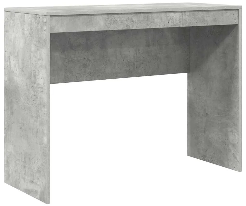 vidaXL Γραφείο Γκρι σκυροδέματος 100 x 40 x 76 εκ. Επεξεργασμένο ξύλο