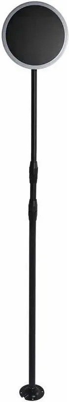 V-TAC VT-943 Σετ Καρφωτών Ηλιακών Φωτιστικών με Φωτοκύτταρο 2τμχ σε Μαύρο Χρώμα 6668