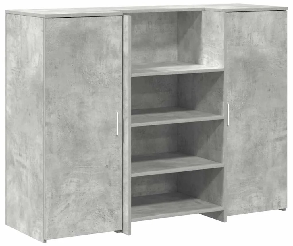 vidaXL Γραφείο υποδοχής 135x50x103,5 εκ. Επεξεργασμένο Ξύλο