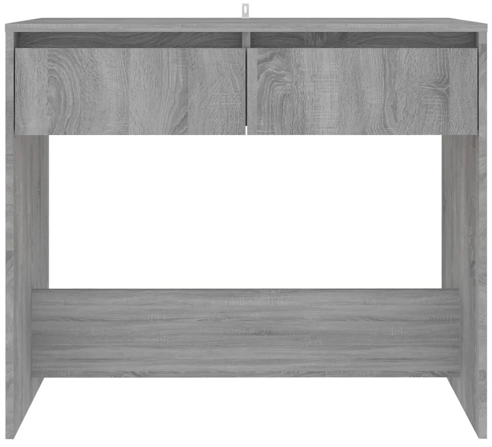 vidaXL Τραπέζι Κονσόλα Γκρι Sonoma 89x41x76,5 εκ. Επεξεργασμένο Ξύλο