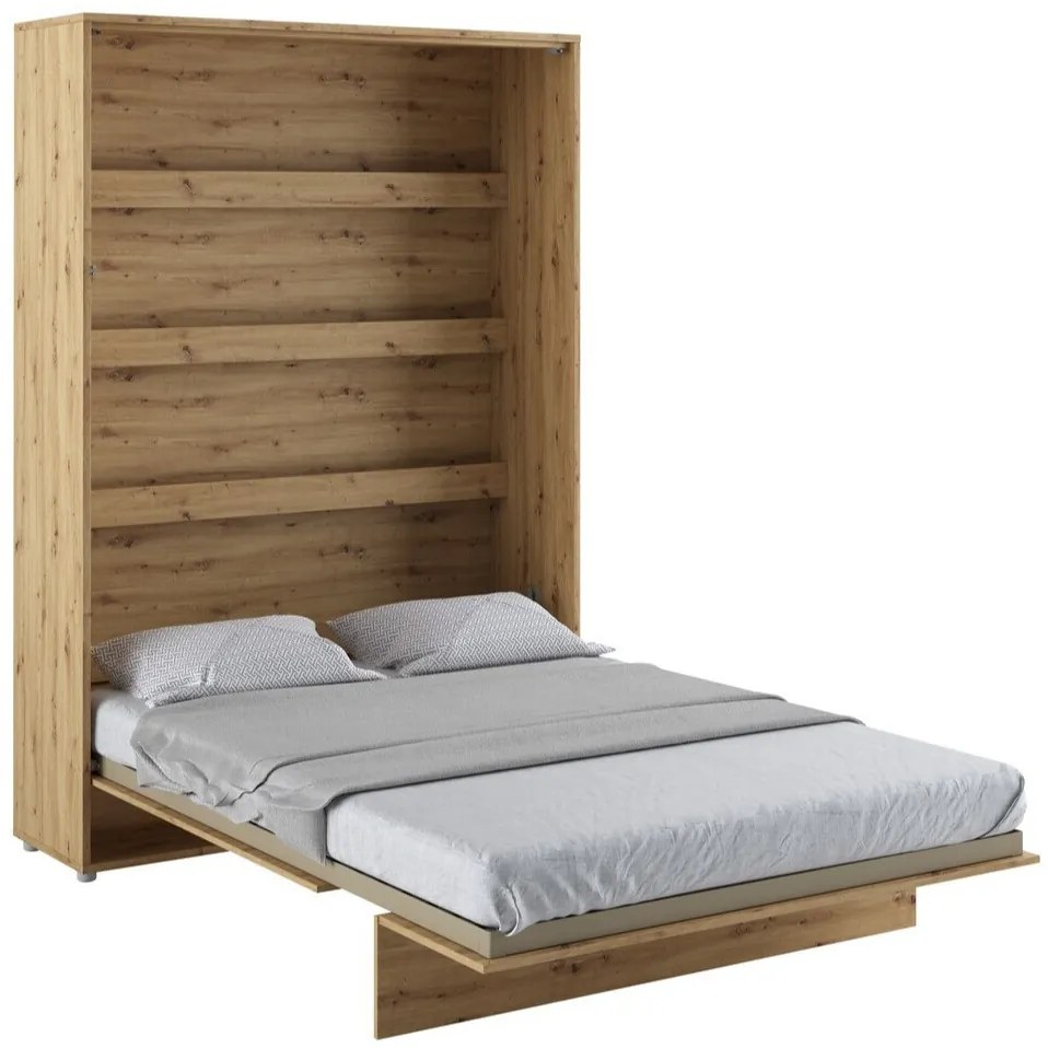 Κρεβάτι τοίχου Concept Pro Lenart AH103, 140x200, Πλαστικοποιημένη μοριοσανίδα,  Τάβλες για Κρεβάτι, 151x228x217cm