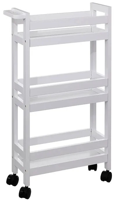 Τρόλεϊ/Ραφιέρα 3 Θέσεων (40x15x75) F-V Wheels Trolley Cotton 174762I