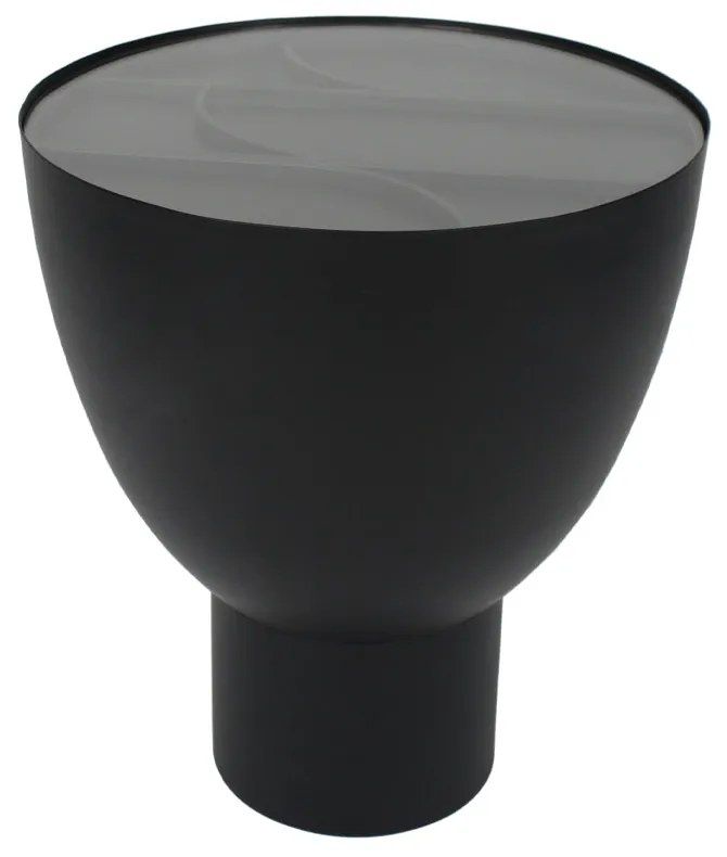 Liberta ARCHES SIDE TABLE ΜΑΥΡΟ 40,5x40,5xH45,5cm 40,5x40,5xH45,5cm 04-1111