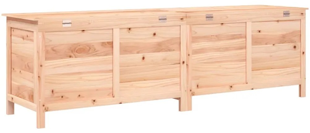 vidaXL Μπαούλο Αποθήκευσης Κήπου 198,5x50x56,5εκ από Μασίφ Ξύλο Ελάτης