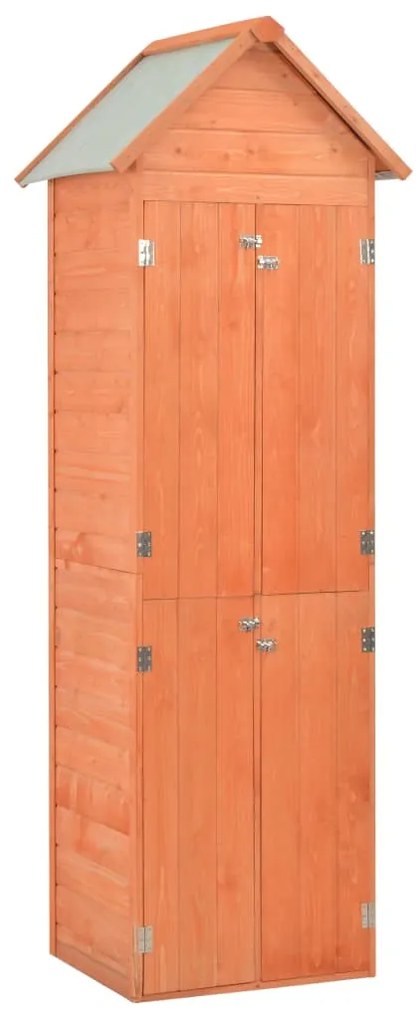 vidaXL Αποθήκη Κήπου 71 x 60 x 213 εκ. Ξύλινη