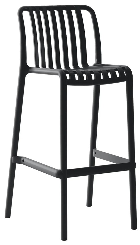 ΣΚΑΜΠΟ BAR ΠΟΛΥΠΡΟΠΥΛΕΝΙΟΥ CONVEE  ΜΑΥΡΟ 38,5x49,5x102Υεκ. 38.5x49.5x102 εκ.