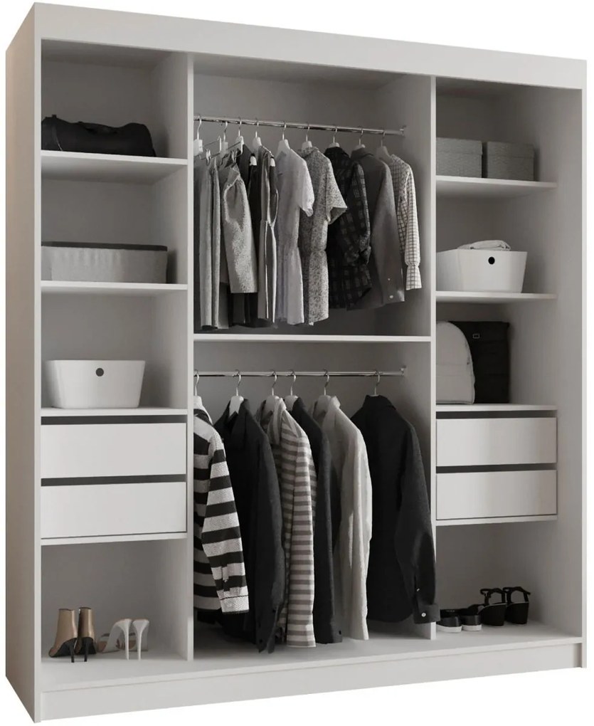 Ντουλάπα Wika 180 συρόμενη-Mauro