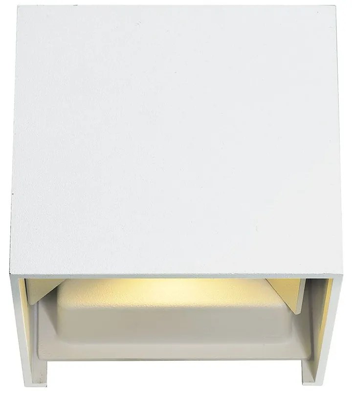 Φωτιστικό Τοίχου-Απλίκα Led Sq Greg 4188800 White Viokef Metal
