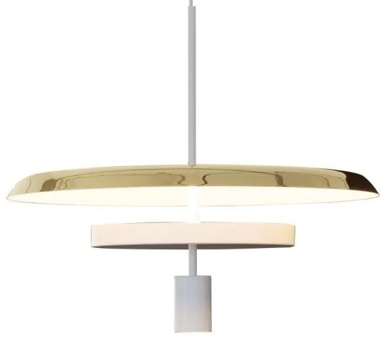 Κρεμαστό Φωτιστικό Οροφής LED 24W LED 6W Dimmable Triac Landing S70 Prandina-1C23000913016-Ορείχαλκος 1C23000913016
