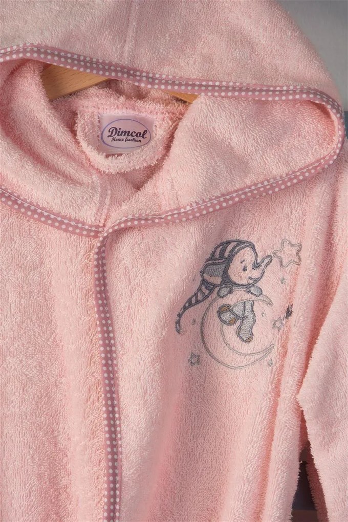 ΜΠΟΥΡΝΟΥΖΙ Με Κέντημα bebe Dreaming Elephant 167 SIZE:02 Ροζ 100% Cotton - DIMcol