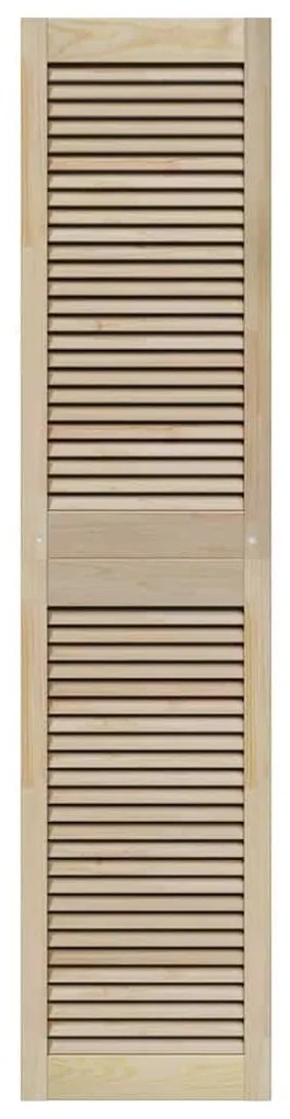 vidaXL Πόρτα Ντουλάπας με πόρτα 4 pcs Φυσικό 140.5 x 2.1 x 49.5 cm