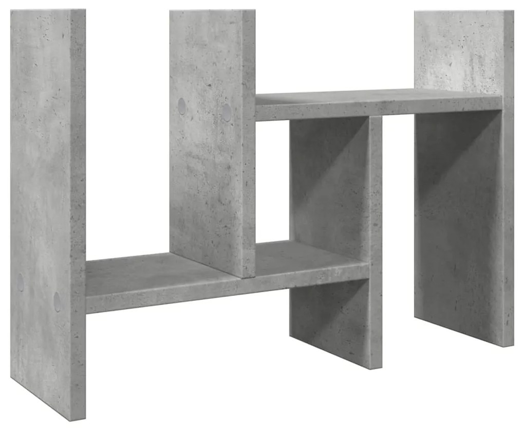 Έπιπλο Οργάνωσης Γραφείου Γκρι Σκυρ 34,5x15,5x35,5εκ Επεξ. Ξύλο