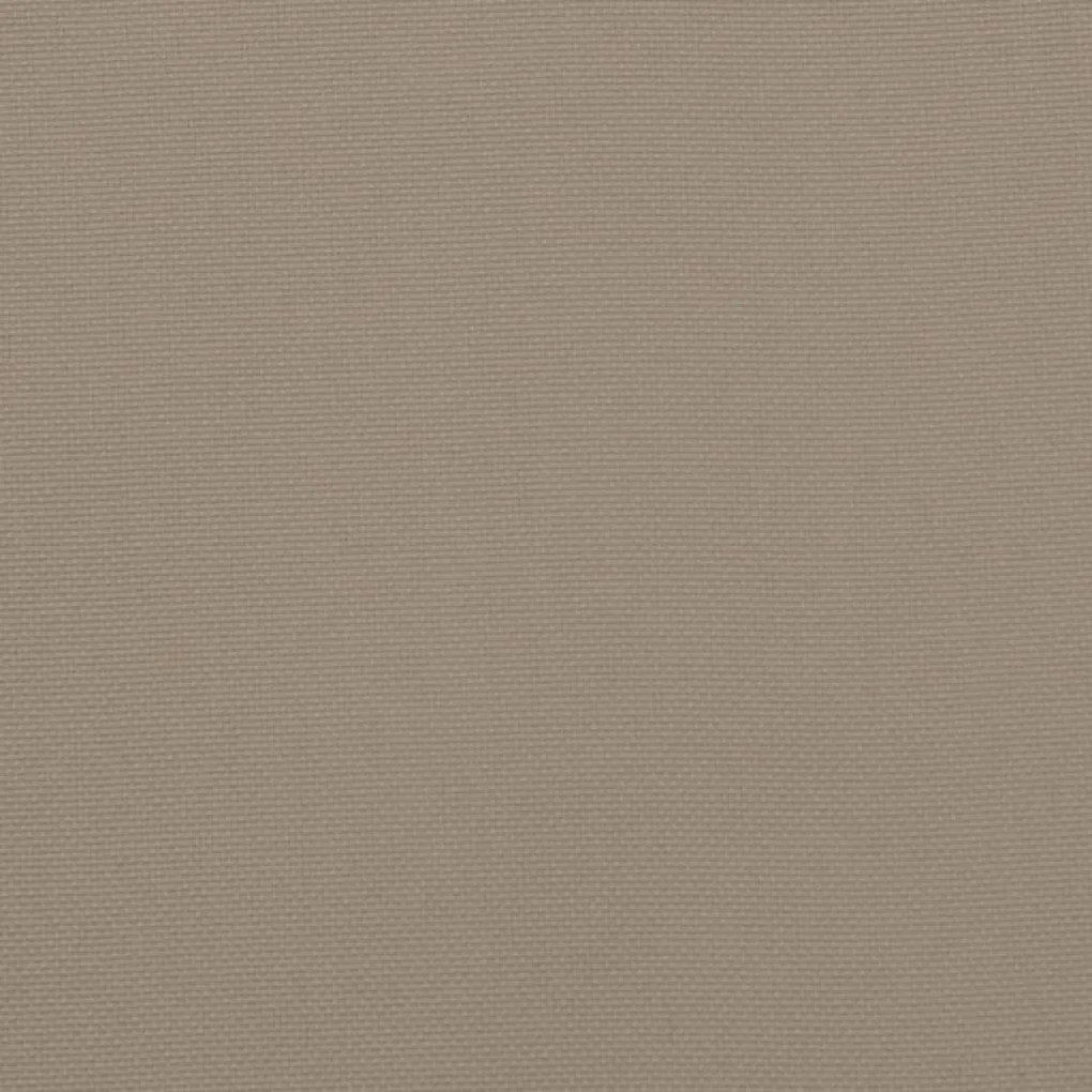 vidaXL Μαξιλάρι Πάγκου Κήπου Taupe 180x50x3 εκ. Ύφασμα Oxford