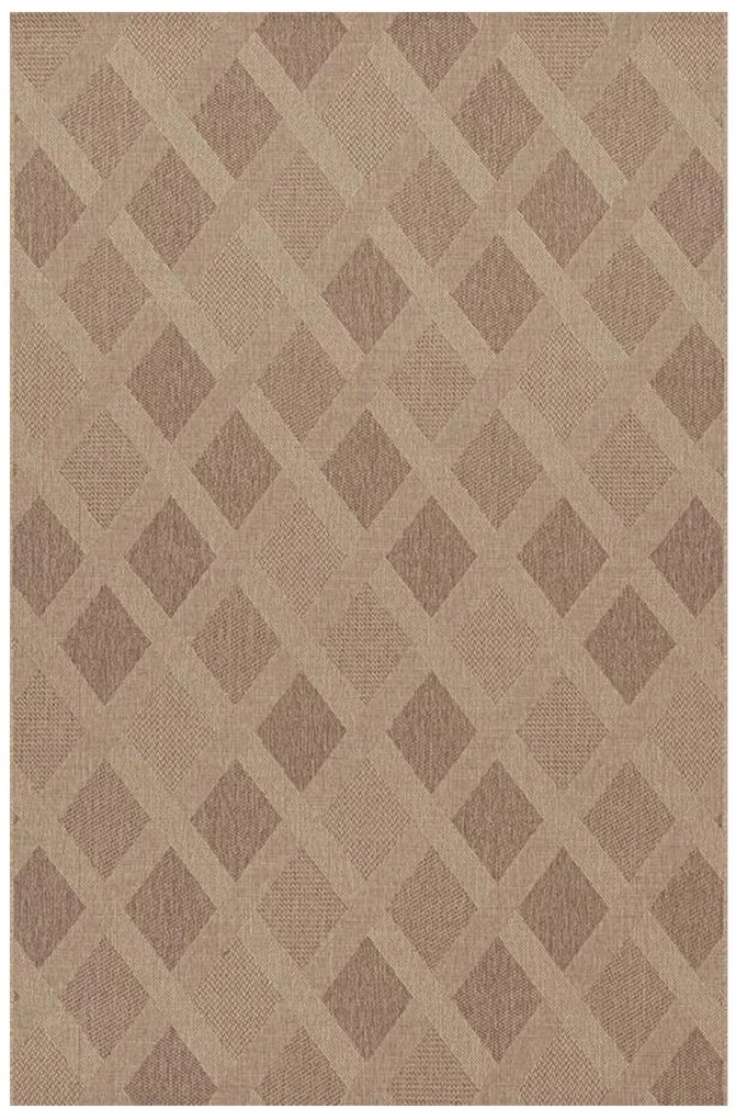 Χαλί Ethnik 203729C Brown-Caramel Beige New Plan 70X140cm