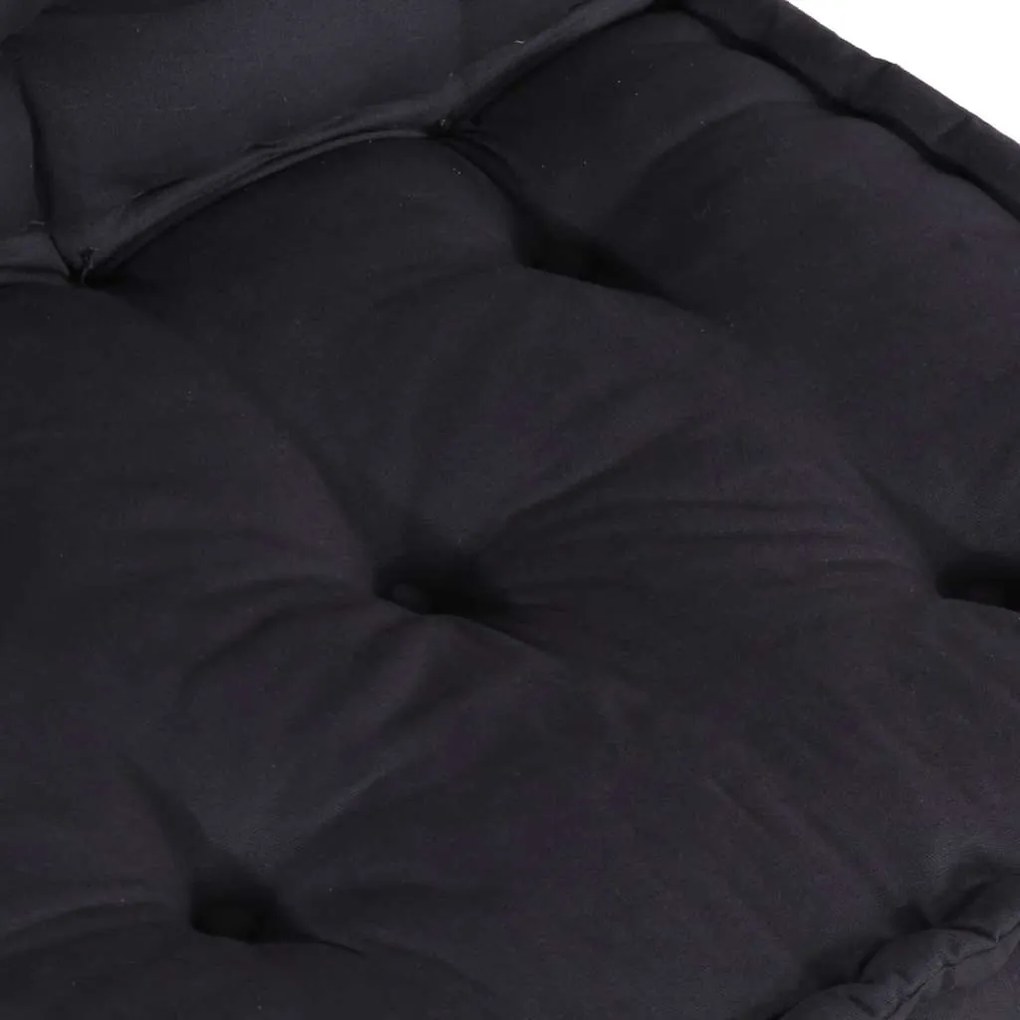 Modular Pouffe Anthracite 70x70x54 ύφασμα - Ανθρακί