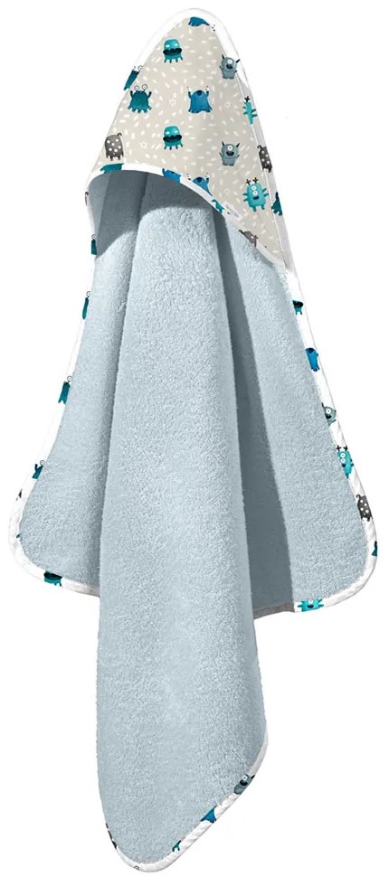 Βρεφική Κάπα (75x75) Saint Clair Monsters Blue