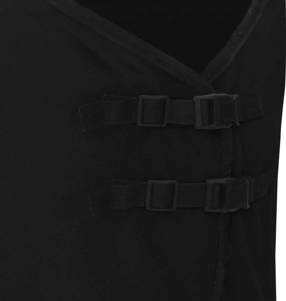 vidaXL Σαμάρι Ίππου Μαύρο Πολυεστέρας