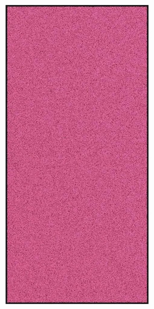 vidaXL Χαλάκι Εξώπορτας Ροζ και Μαύρο 120 x 250 cm Πολυαμίδιο και PVC