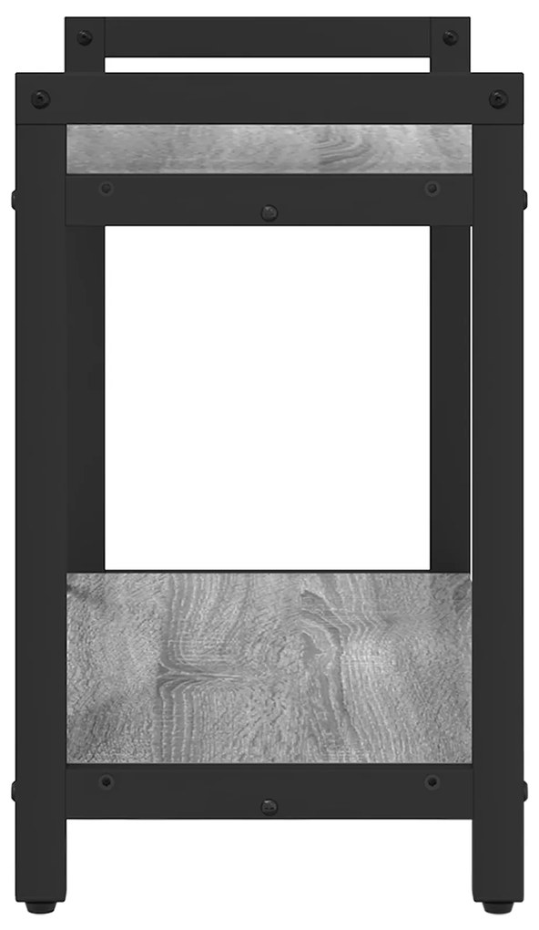 vidaXL Βιβλιοθήκη Γκρι sonoma 60 x 30 x 48.5 εκ Επεξεργασμένο ξύλο