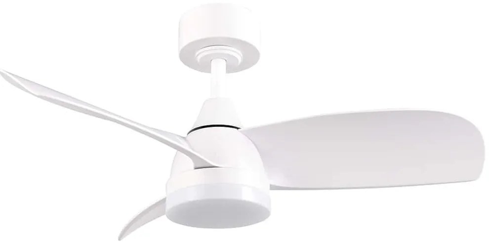 Ανεμιστήρας Οροφής Helsinki R62732131 Με Φως Led Και Τηλεχειριστήριο Φ90x40cm Dim Led 2500lm 20W White RL Lighting Διάμετρος 90cm