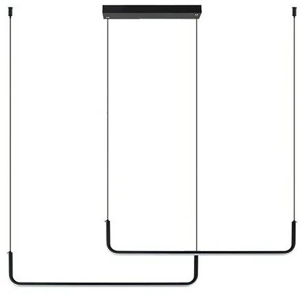 Κρεμαστό Φωτιστικό Οροφής LED Μαύρο 22010 Zambelis-22010-Μαύρο 22010