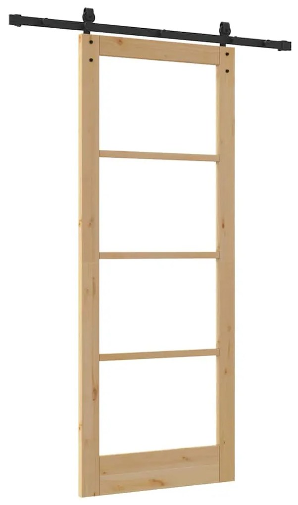 vidaXL Συρόμενη Πόρτα ORKDAL Φυσικό 83 x 211 εκ.