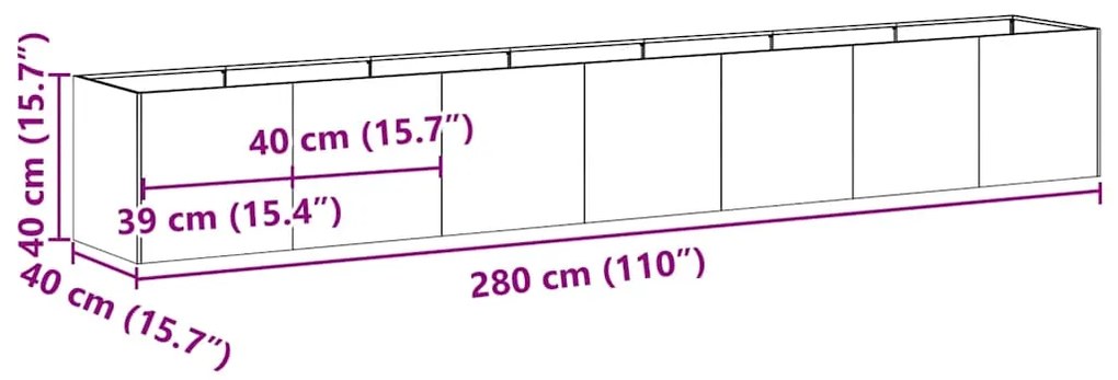 ΖΑΡΝΤΙΝΙΕΡΑ 280X40X40 ΕΚ. ΑΤΣΑΛΙ ΣΚΛΗΡΥΘΕΝ ΣΤΟΝ ΑΕΡΑ 860695