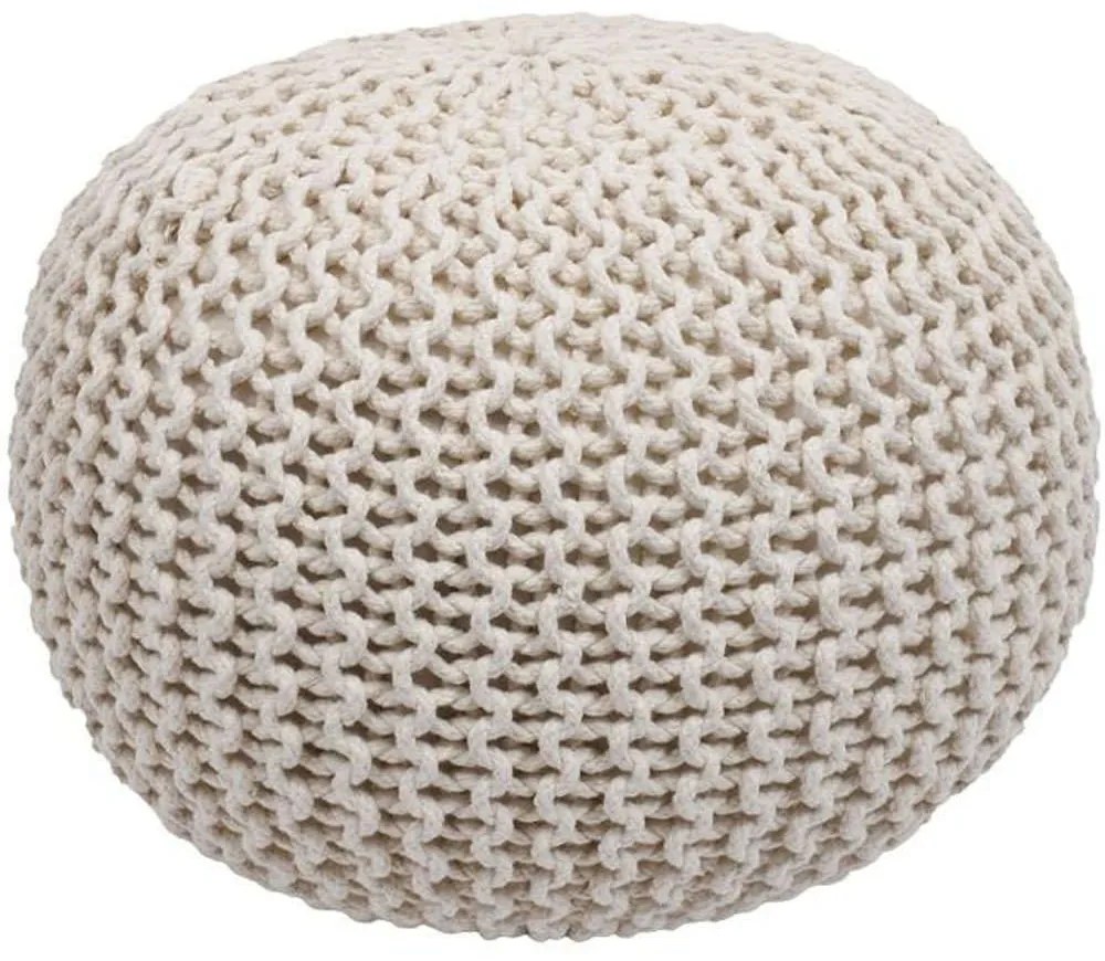 Πουφ Dori 925-123-112 45x45x35cm White