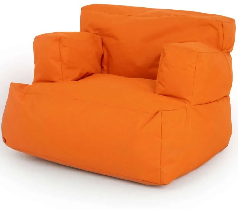 Πουφ Πολυθρόνα Αδιάβροχο Relax 535PFT1120 80x30x80cm Orange