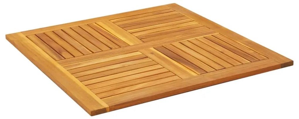 vidaXL Επιφάνεια Τραπεζιού Τετράγωνη 90x90x2,2 εκ. Μασίφ Ξύλο Ακακίας