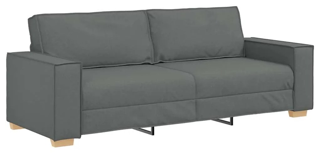 vidaXL Σετ Καναπέ με μαξιλάρι 3 pcs Γκρι 220 x 78 x 84 εκ. ύφασμα