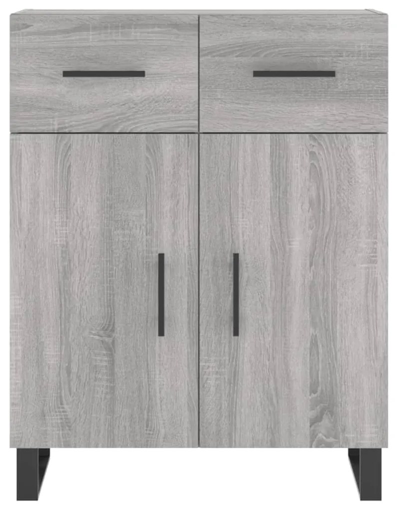 vidaXL Ντουλάπι Γκρι Sonoma 69,5 x 34 x 90 εκ. από Επεξεργασμένο Ξύλο