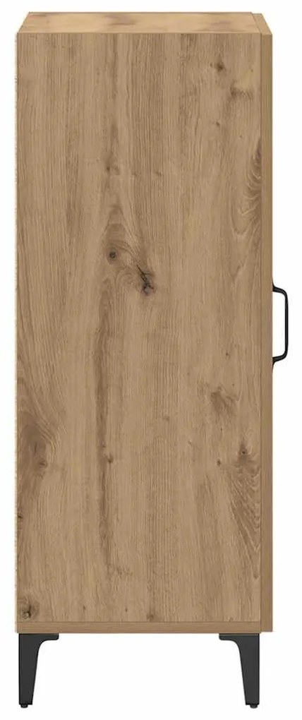 vidaXL Πλαϊνό γραφείο artisan δρυς 34,5 x 34 x 90 εκ.