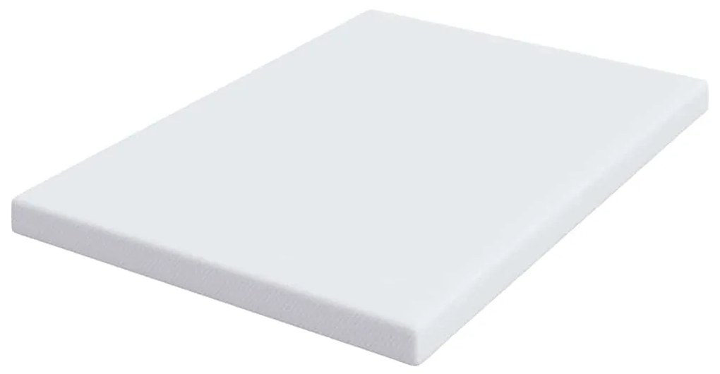 vidaXL Στρώμα επικάλυψης Λευκό 70 x 200 x 3.5 εκ Υφασμα Jacquard