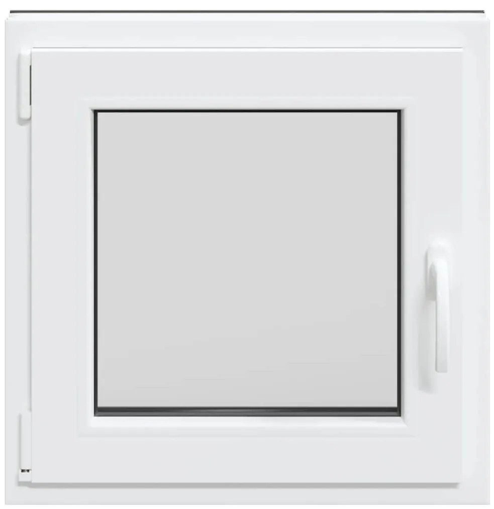 vidaXL Παράθυρο Υπογείου "RISOR" 50x50 εκ. Ανακλινόμενο & Περιστρεφόμενο DIN Αριστερό Ανθρακί