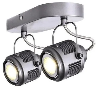 Σποτ Απλίκα Φωτιστικό Τοίχου γκρι KRYPTON AR2092W28G ACA-AR2092W28G-Ανθρακί AR2092W28G
