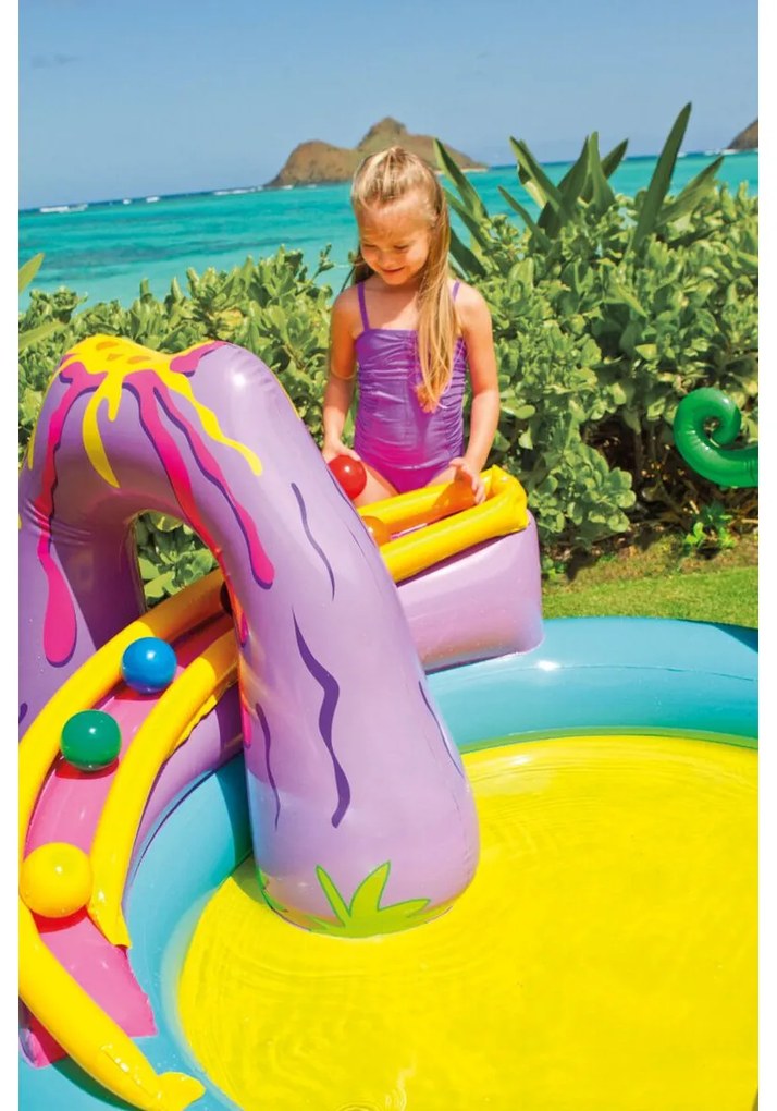 Παιδική πισίνα Intex Δεινόσαυροι Παιδική χαρά 302 x 112 x 229 cm 280 L