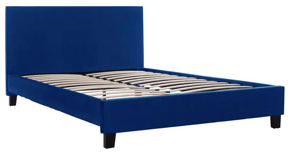 Κρεβάτι Becca HM553.18 160x210x98cm Για Στρώμα 150x200cm Blue Διπλό