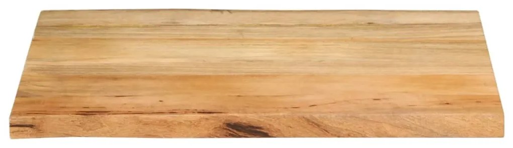 vidaXL Επιφάνεια Τραπεζιού 70x60x3,8 εκ. Live Edge Μασίφ Ξύλο Μάνγκο